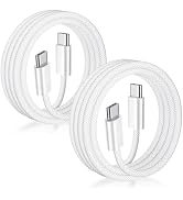 USB C to USB C Cable 3FT Certified 2Pack 60W usbc Woven Fast Charging Type C Charger Cord Compati...