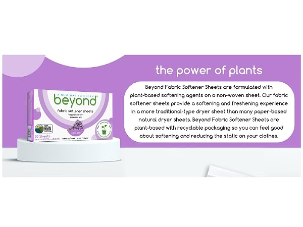 lavender fabric softener sheets static reduce laundry dryer