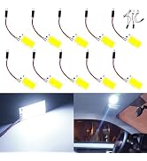 Qasim COB 18-SMD LED Panel Dome Lamp Auto Car Interior Reading Plate Light Roof Ceiling Interior ...