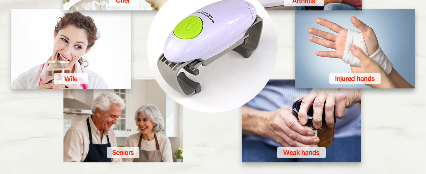 automatic jar opener for weak hands