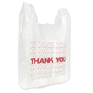 plastic bags thank you bags t-shirt bags plastic shoppping bahs
