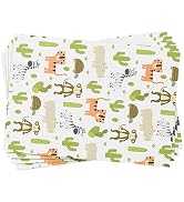 KIIS Disposable Placemats for Baby 18" x 12" - Baby Table Mats, Waterproof, BPA-Free Baby Food Pl...