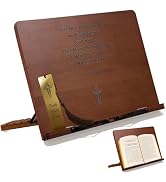 Large Bible Stand Holder, Christian Gifts for Women Men Faith, Spiritual Gifts Decor - Adjustable...