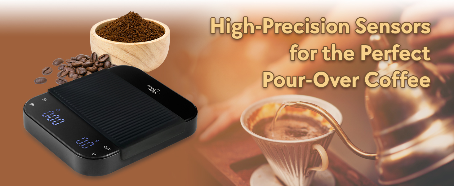 Rechargable Coffee Scale high precision perfect pour over coffee
