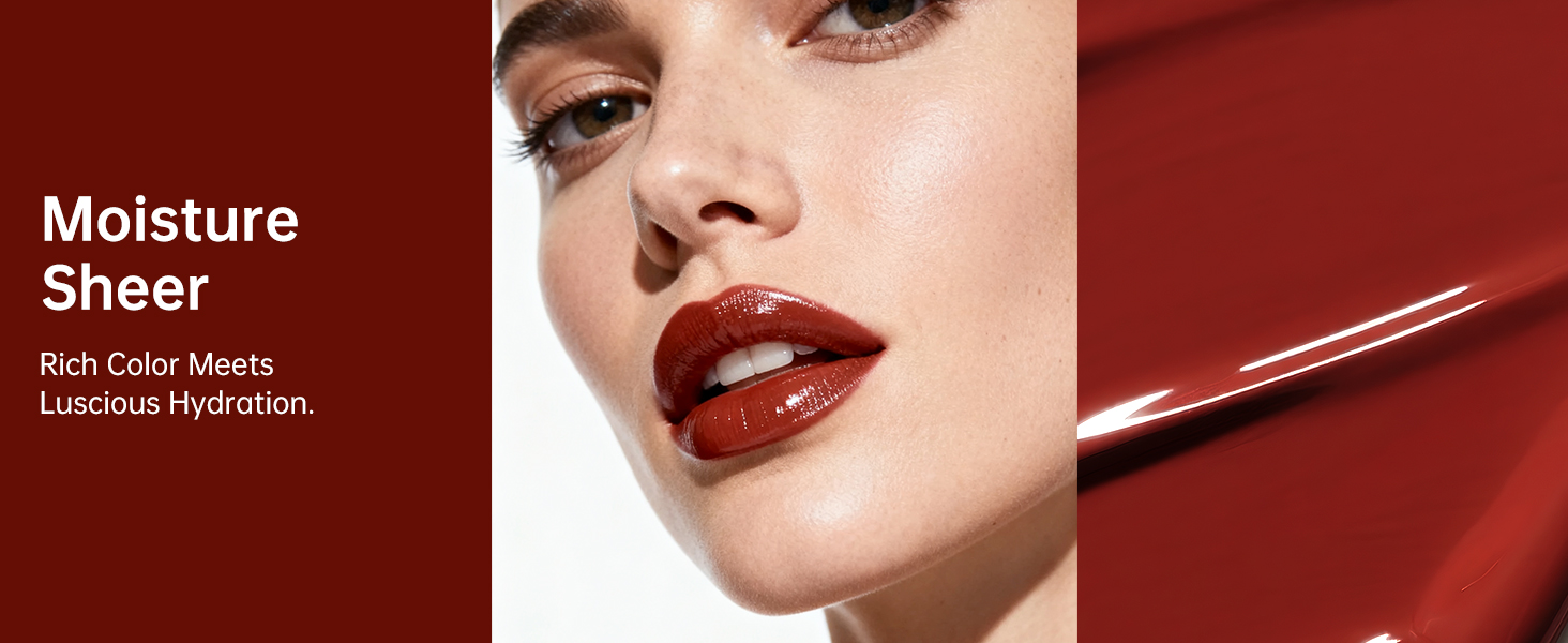 red lipstick long lasting waterproof high impact color full coverage moisture lip