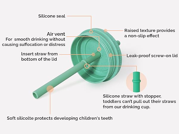 Cup Lid and Straw