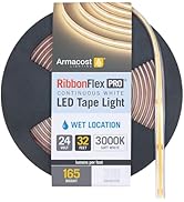 Armacost Lighting RibbonFlex Pro COB Outdoor LED Strip Lights 24V, 165 Lumens/Ft, 10M 171252