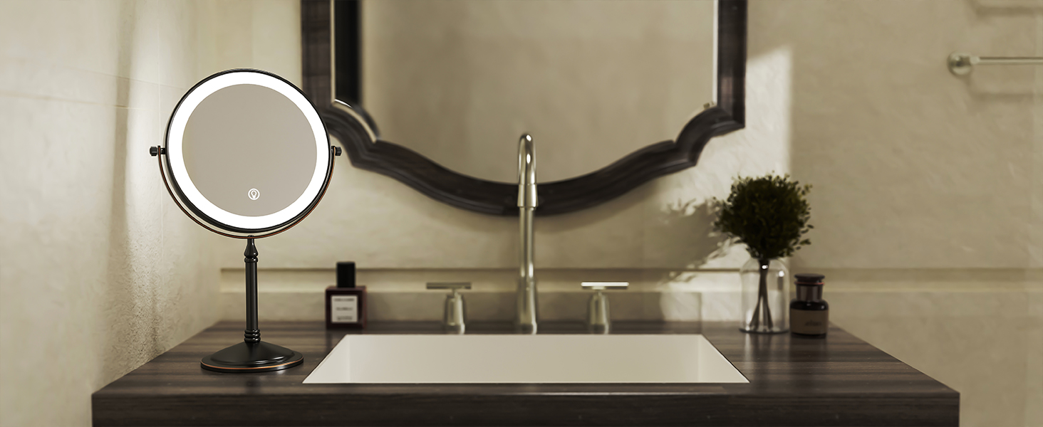 light up magnifying mirror