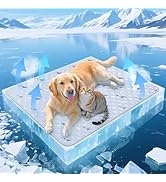 Velvopet Dog Cooling Mat, Cooling Mat for Dogs, Breathable Dog Bed with Non-Slip Design, Portable...