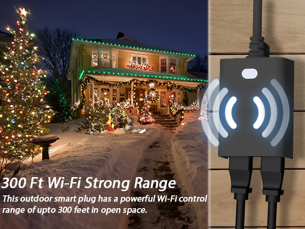 outdoor smart plug strong range
