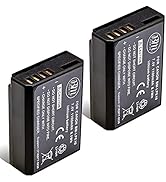 BM Premium 2-Pack of LP-E10 Batteries for Canon EOS Rebel T3, T5, T6, T7, Kiss X50, Kiss X70, EOS...