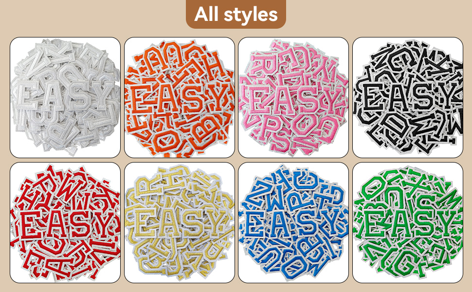 letter patches