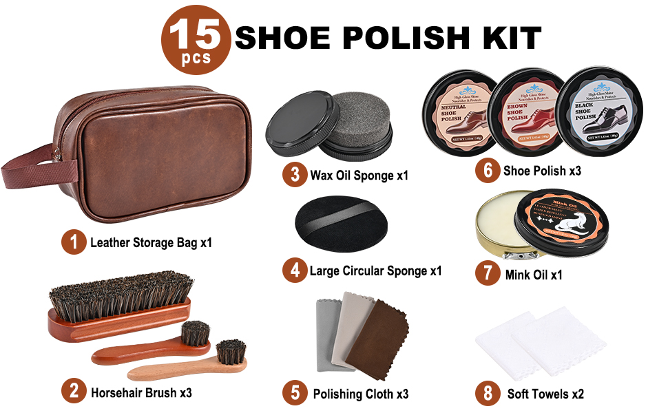 leather boot care kit