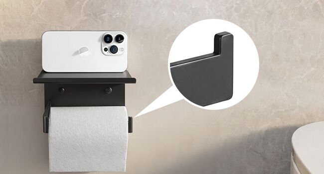 adhesive toilet paper holder