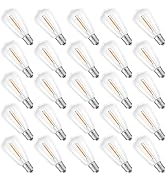 ST38 Replacement LED Light Bulbs, Shatterproof & Waterproof 0.6W ST38 LED Bulbs, Outdoor String L...