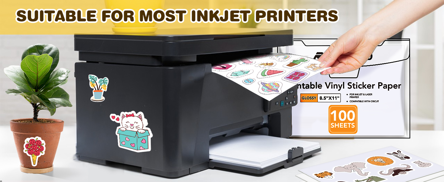 printable vinyl sticker paper
