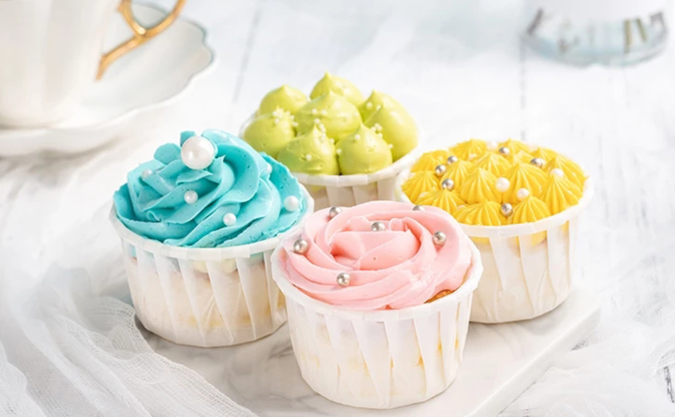 1M 2D 2F Large Icing Tips for Cupcakes