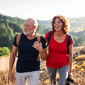 Older Couple Smiling