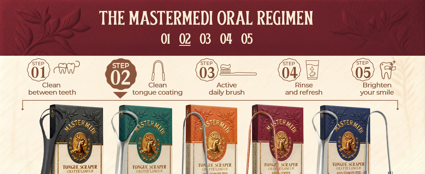 mastermedi copper tongue scraper