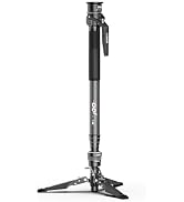 COMAN M1pro 65" Carbon Fiber Monopod for Camera, One-Click Lifting Quick Release Monopod with fee...