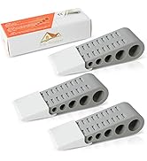 SlipStopper Door Stoppers, Anti-Slip Rubber Door Stop with Holder, Door Stops for Bottom of Door,...