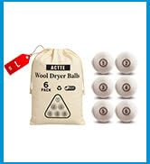 ACTTE Sheep Wool Dryer Balls 6 Pack L