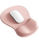 Mouse Pad with Wrist Rest,Ergonomic Mouse Pad with Comfortable Gel Wrist Rest Support and Non-Sli...