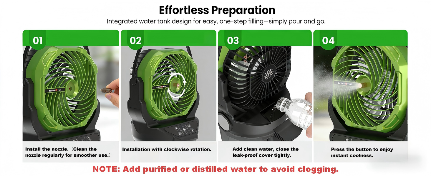 outdoor misting fan