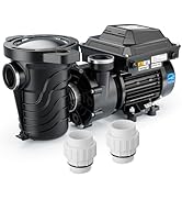 iLiving ILG8PP130-VS Variable Speed Above Ground Swimming Pool Pump, 1.3HP