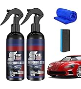 2Pcs Multi-Functional Coating Renewal Agent, 3 in 1 Ceramic Car Coating Spray, High Protection Qu...