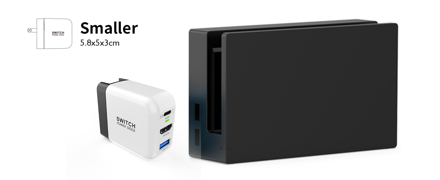 Smaller Switch Dock Charger