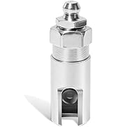 YSFER Car Grease Coupler with 1/8 Inch NPT Threads, Right Angle Push-On Fitting for Standard 1/8 ...