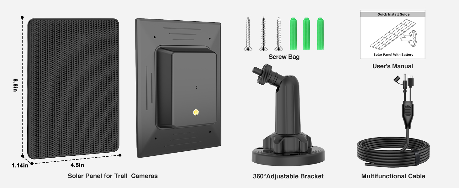 Solar Panel for Trail Cameras
