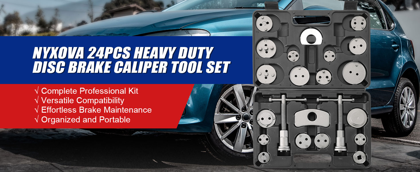 Heavy Duty Disc Brake Caliper Tool Set
