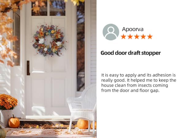 Under Door Draft Stopper Exterior