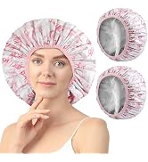 2 Pieces Heat Cap For Deep Conditioning,Hot Cap And Shower Cap Two Uses,Hair Dyeing And Hot Oil T...