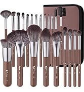 DUcare Professional Makeup Brushes with Bag 22Pcs Makeup Brush Set Premium Synthetic Kabuki Found...