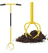 Altdorff Manual Twist Tiller for Gardening, Garden Claw Hand Tiller, Steel Cultivator Tiller Lawn...