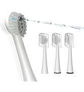 Replacement Brush Heads for Waterpik Sonic Fusion 2.0 - Flossing Toothbrush Head for Water pik wi...