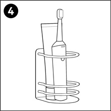 TOOTHPASTE HOLDER