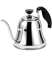 Tea Kettle for Stovetop, Barista's Choice Gooseneck Pour Over with Flow Control, Food Grade Stain...