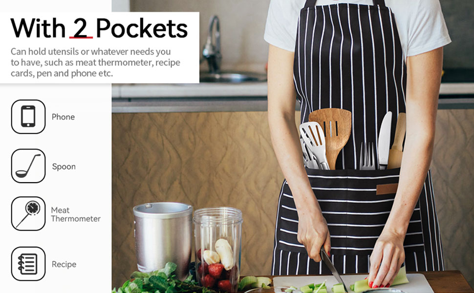 Waterdrop kitchen Apron