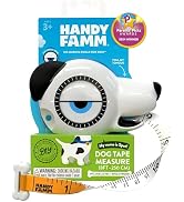 Handy Famm 8ft Interactive Dog Tape Measure for Kids with Level & Angle Finder, Montessori Educat...