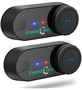 FreedConn Motorcycle Bluetooth Headset TCOM VB with Helmet Communication System Music Sharing/Uni...