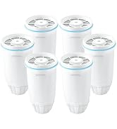 Water Filters Replacement for Z-ero Water Pitchers and Dispenser, 0 TDS Premium Filtration, Reduc...