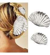 Banatra Seashell Hair Claw Clips Gold Metal Hair Clip Claw Shell Hair Clips Beach Decorative Hair...