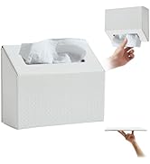Cloudever Hand Towel Box Cover, No Drill Installation & Damage-Free Adhesive Backing for Wall Mou...