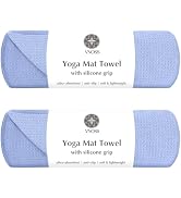 Vnoss Hot Yoga Towel - Microfiber Non Slip Yoga Mat Towel with Grip Dot Sweat Absorbent Towel for...