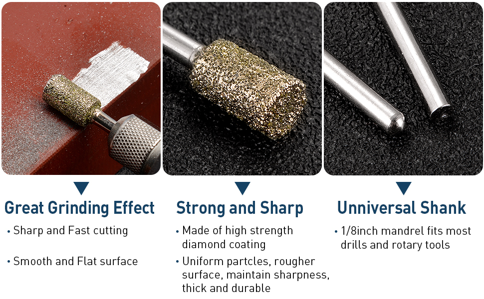 dremel bit, rotary tool accessories, diamond burr, rotary tool bits,dremel tips
