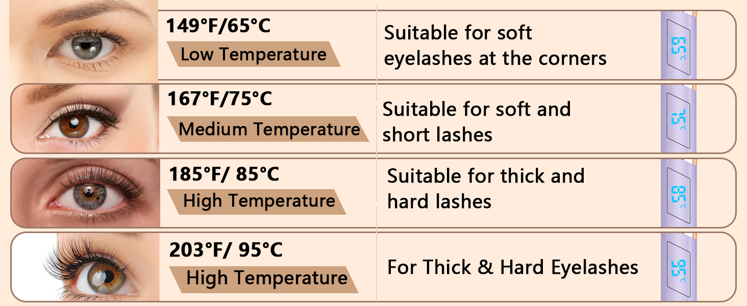 heated eyelash curlers